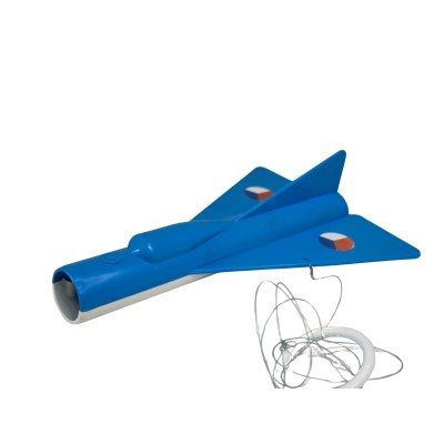 Zvukové letadlo MiG modré