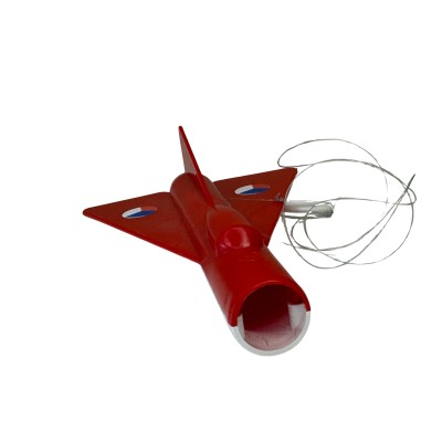 Zvukové letadlo MiG červené