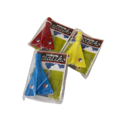 Zvukové letadlo MiG červené