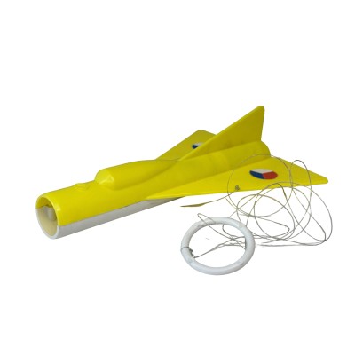 Zvukové letadlo MiG žluté