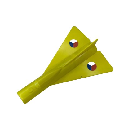 Zvukové letadlo MiG žluté