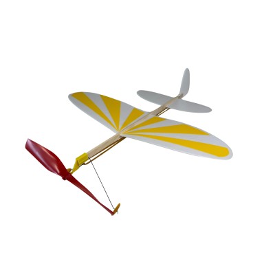 Igralet populární KOMÁR na gumu žlutý