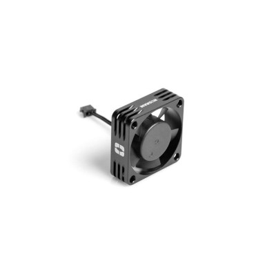 NOSRAM Hliníkový HighRev. ventilátor pro regulátory 30x30x10mm - 1S/2S - ESC konektor