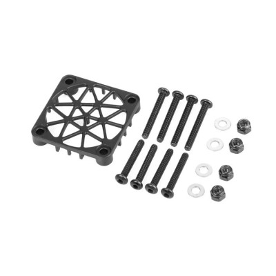 NOSRAM Hliníková mřížka pro 30mm ventilátory - černá