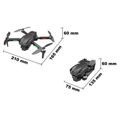 DF models RC skládací dron SkyWatcher GPS Light RTF