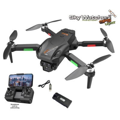 DF models RC skládací dron SkyWatcher GPS Light RTF