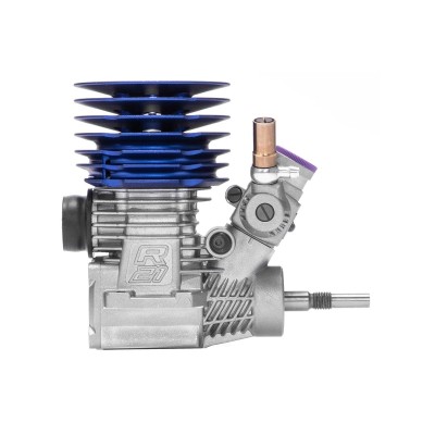 OS MAX R21 V2 samotný motor (stříbrná verze s modrou hlavou)