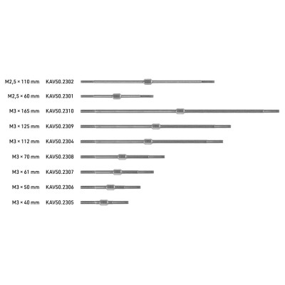 Táhlo s šestihranem M3x112mm