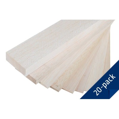 100x10cm Balsa 5 mm standard (balení 20 ks)