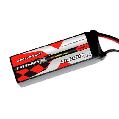 ManiaX Lipol 22.2V 2600mAh 55C