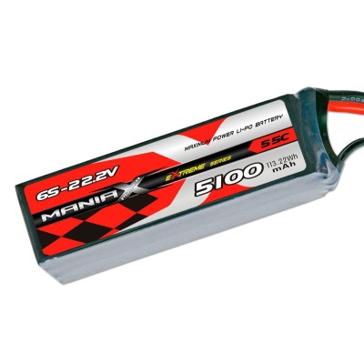 ManiaX Lipol 22.2V 5100mAh 55C
