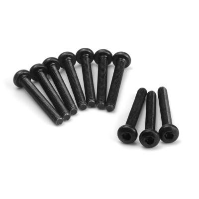 Imbusové šroubky s kulatou hlavou M2x16mm (10 ks)