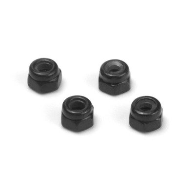 Samojistící matky M2 (černé/4 ks)