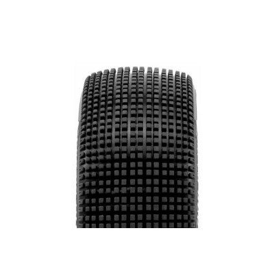 ADDICTIVE V2 BUGGY S2 (SOFT) nalepené pneumatiky, bílé disky, 2 ks.