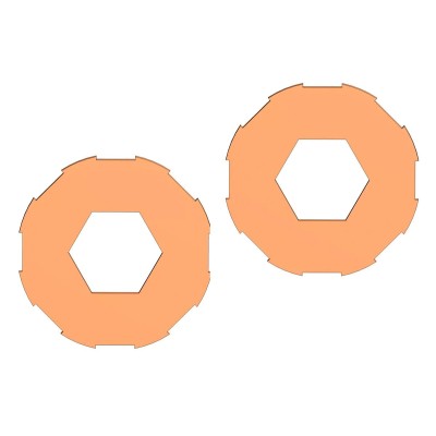 Obložení kluzné spojky - 2 ks