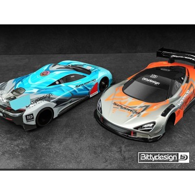 Čirá karoserie Seven20 pro GT 1/12