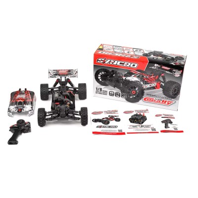 SYNCRO - BUGGY 2WD 3-4S - RTR - červená