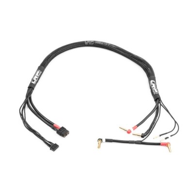Nabíjecí kabel 60cm 2x2S LiPo HARDCASE z XT60 na P4/5 včetně balančního konekt. XH