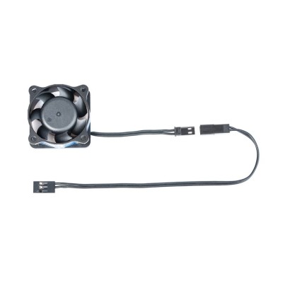 LRP WorksTeam Hliníkový SuperHighRev. ventilátor 40x40x15mm 1-2S s přijímačovým konektorem