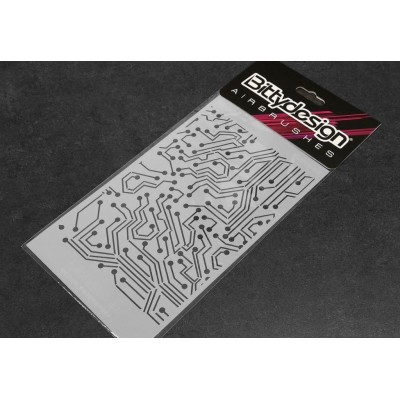 BittyDesign maskovací předlohy - Elektronická deska