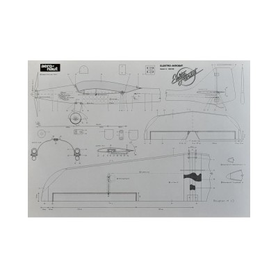Aero-Naut Stavebnice letadla Elektro-Akrobat Retro-Model