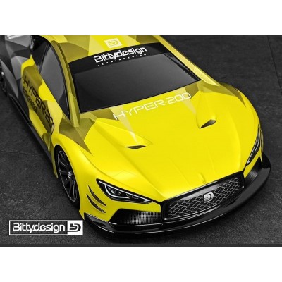 Karoserie čirá Bittydesign HYPER nitro - (200 mm) - lehká