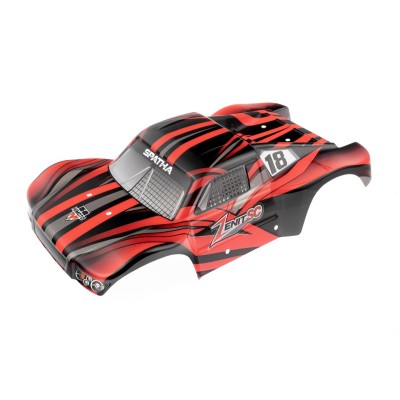 Karoserie lakovaná 1:10 Short Course, červená