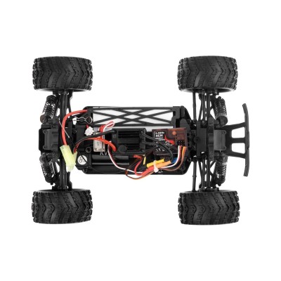 HiMOTO 1:18 Monster Truck MASTADON Brushless 2,4 GHz RTR set, červená