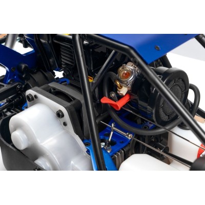 HiMOTO 1:5 Buggy RAPTOR 5XB 32cc 2,4 GHz RTR set, modrá