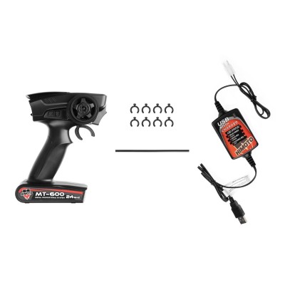 HiMOTO 1:10 Onroad NASCADA 2,4 GHz RTR set, červená