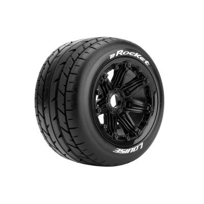 B-ROCKET SPORT 1/5 Baja zadní 24mm hex, černé disky, 2 ks