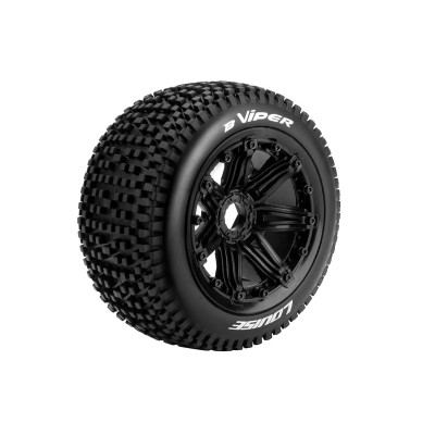 B-VIPER SPORT 1/5 Baja zadní 24mm hex, černé disky, 2 ks