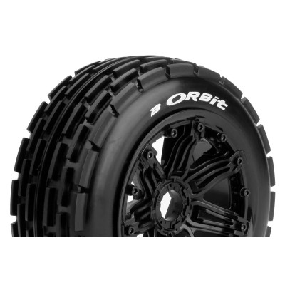 B-ORBIT SPORT 1/5 Baja přední 24mm hex, černé disky, 2 ks