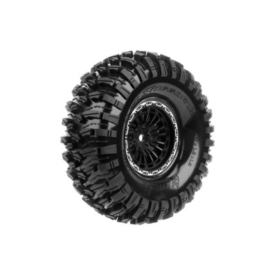 CR-SIXGEAR 1.9 - Kompletní kola s černými disky, 2 ks