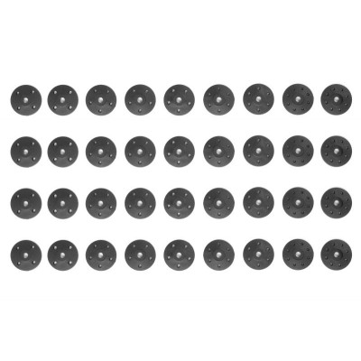 Plastové pístky tlumičů, 9 verzí po 4 ks.