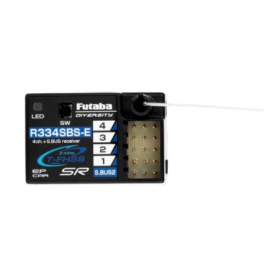 Futaba 4PM Plus T-FHSS, 3x přijímač R334SBS-E s telemetrií