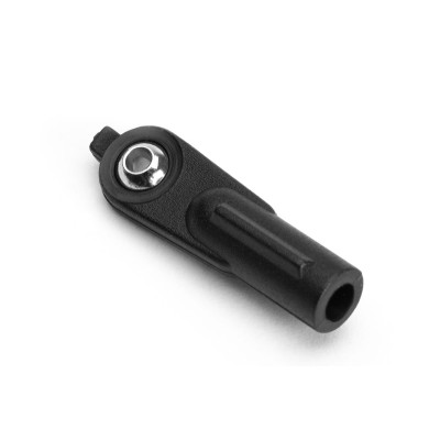 Plastový kloubek M3 s mosaznou kuličkou a vrtáním 2,0mm, 10 ks.