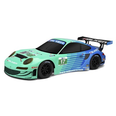 Karoserie lakovaná Porsche 911 GT3 RSR Falken (206mm/210mm)