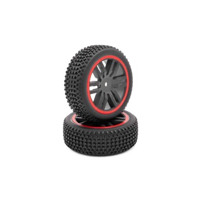 Přední kola kompletní, 2 ks, červená