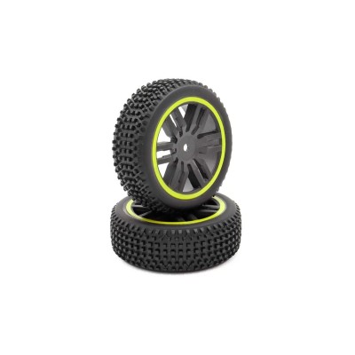 Přední kola kompletní, 2 ks, žlutá