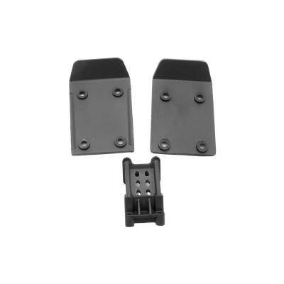 Přední/zadní spodní kryty podvozku + držák křídla