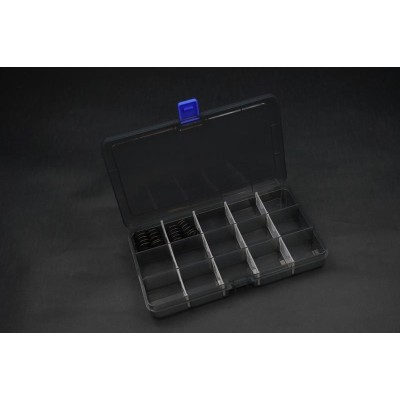 Box na díly 177x102x25 mm (15 přihrádek, vyjímatelné přepážky)