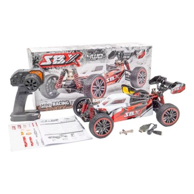 SBX Buggy 1/12 XL - 2.4GHz RTR (4WD), červená