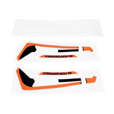 M7 sada nálepek - oranžová