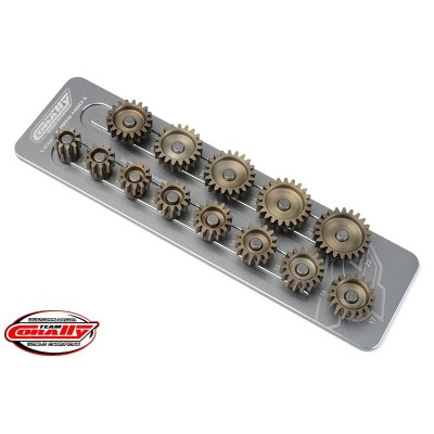 Hliníkový držák pastorků M1.0/5,0mm hřídel (pro třináct pastorků)