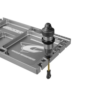 Multi-stojánek a držák - vaničky - pájecí držák - CNC frézovaný - barva titanová