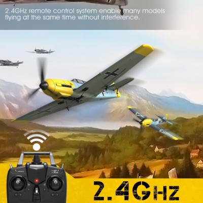 Volantex RC letadlo BF-109 RTF se 6ti osou stabilizací z odolného EPP materiálu