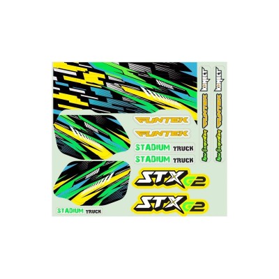STX G2 samolepky zelené