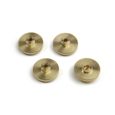 7mm mosazné šestihranné unašeče +4 mm (4 ks)