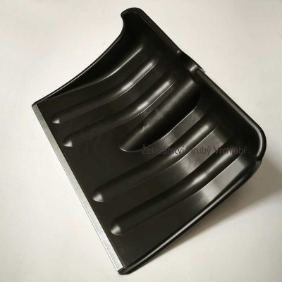 Hrablo na sníh PVC/kov 43cm plastime černé bez násady